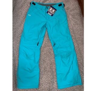 Blue Under Armour snow pants